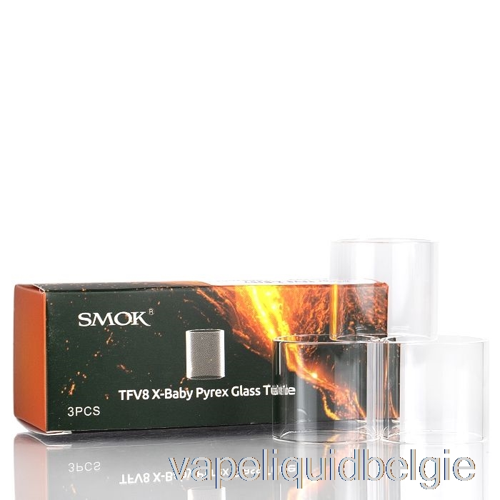 Vape België Smok Tfv8 Vervangend Glas - Baby, Groot, X-baby Stick V9 Max #8 - Glazen Buis Met Enkele Lamp